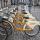 Posteggio di bike sharing, bikemi, a Milano 