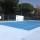 Campo da tennis realizzato con gomma da pneumatici riciclati