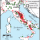 Mappa con le rilevazioni di micro-terremoti, con cementifici