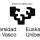 Logo dell'Università dei Paesi Baschi