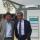 Alessandro Russo e Davide Corritore a Expo davanti a una Casa dell'Acqua