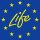 Il logo del programma di finanziamento Life della Comunità Europea (UE)
