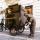 Triciclo elettrico con vano portapacchi a pedalata assistita per consegne (UPS)